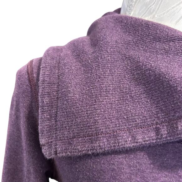Lululemon Gratitude Wrap Jacket Womens Sz 4 Purple Double Breasted Activewear - Picture 13 of 16
